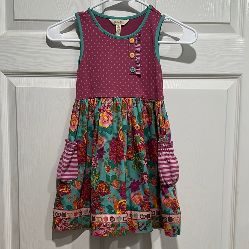 Matilda Jane Colorful Floral Kids Dress